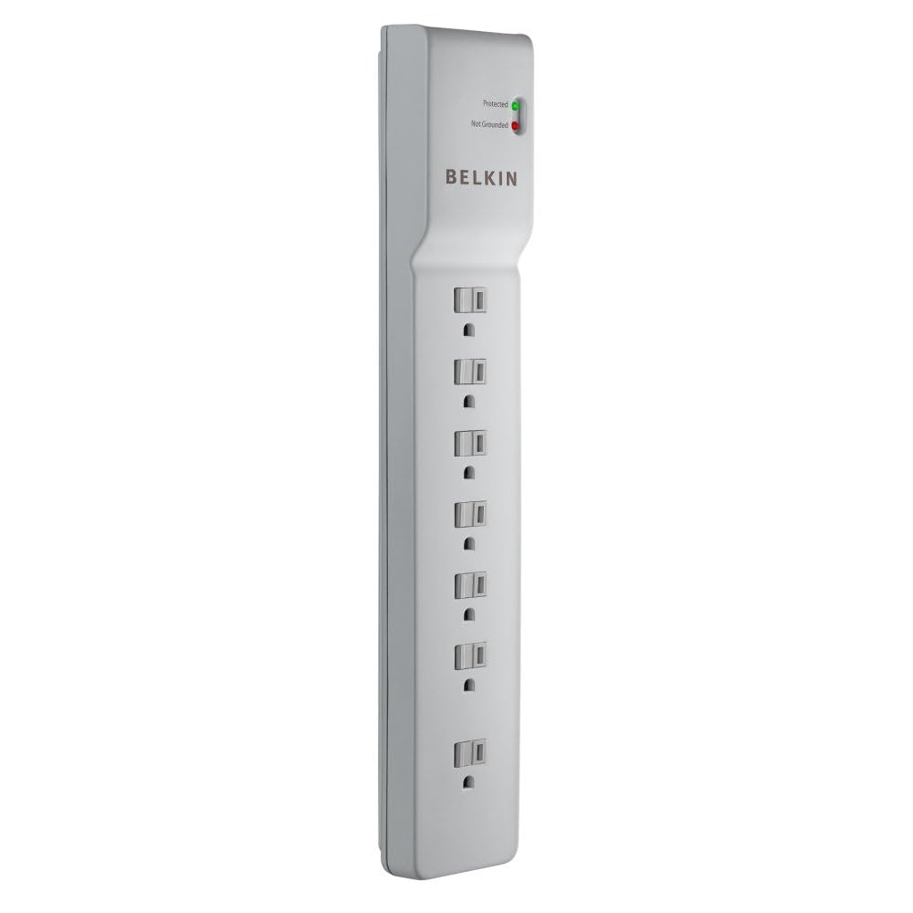 Belkin 6ft power cord extended for flexible office placement and reach