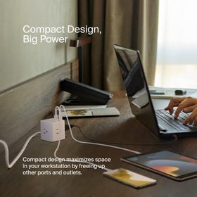 Belkin Power Cube USB ports layout for easy device charging simultaneously
