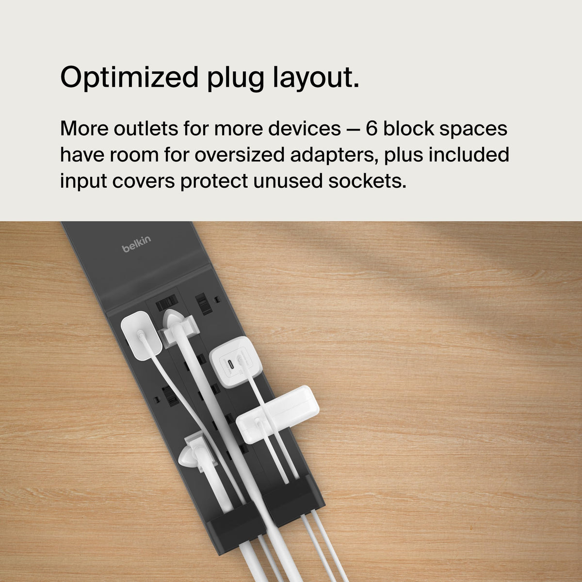 Belkin red and green protection lights confirming surge and ground status