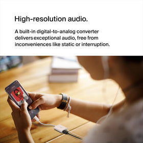 Belkin ROCKSTAR plugged into phone allowing simultaneous charging and audio
