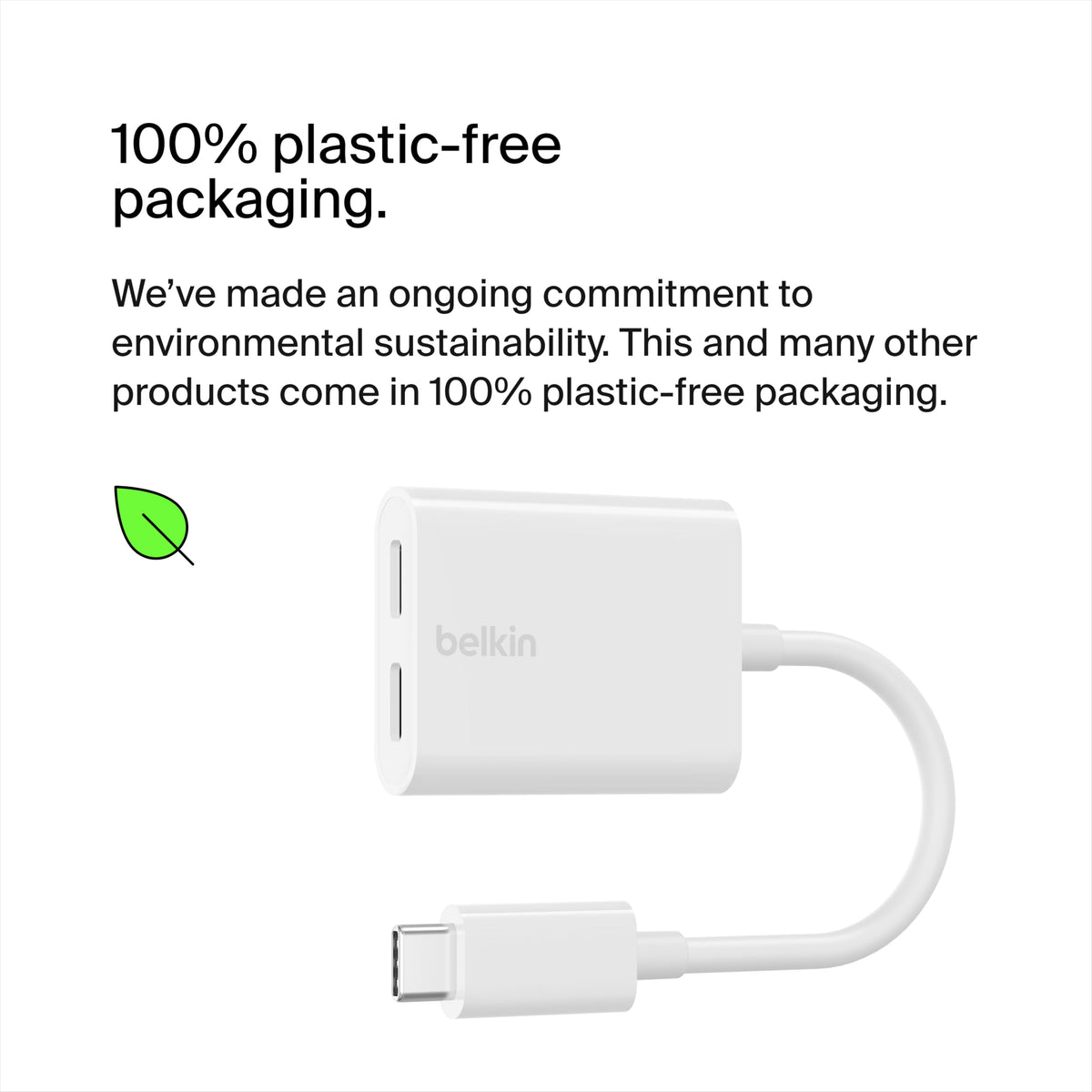 Belkin RockStar on workspace with headphones showing reliable audio and charging during work