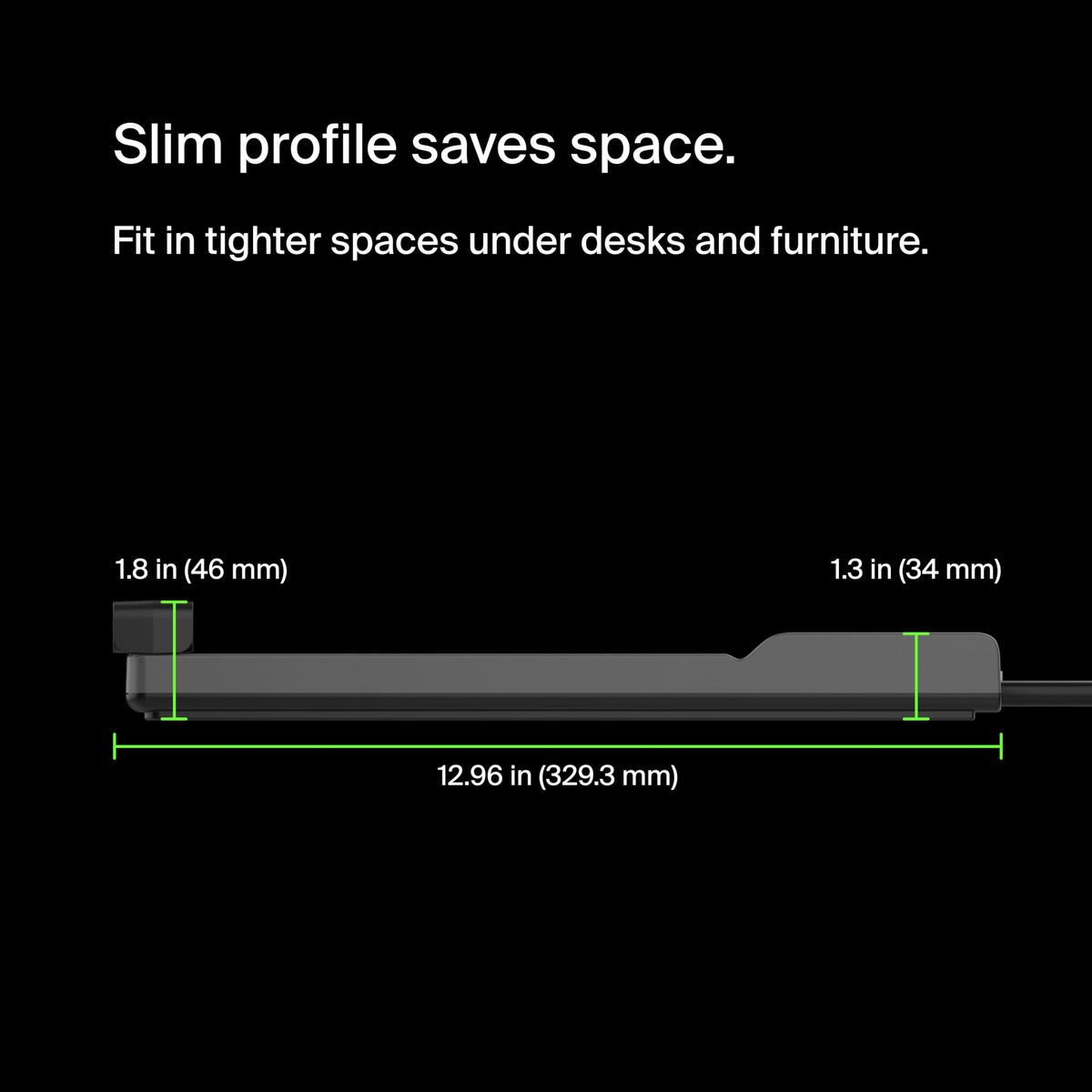 Belkin surge protector outlets with safety slide locks for added protection