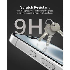 Belkin ScreenForce ultra-thin 0.33mm design preserves touch sensitivity.