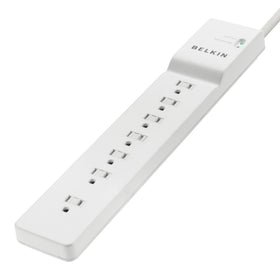 Belkin side profile of slim housing highlighting space-saving design