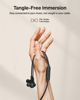 Belkin SoundForm ANC flat cable to prevent tangling during travel