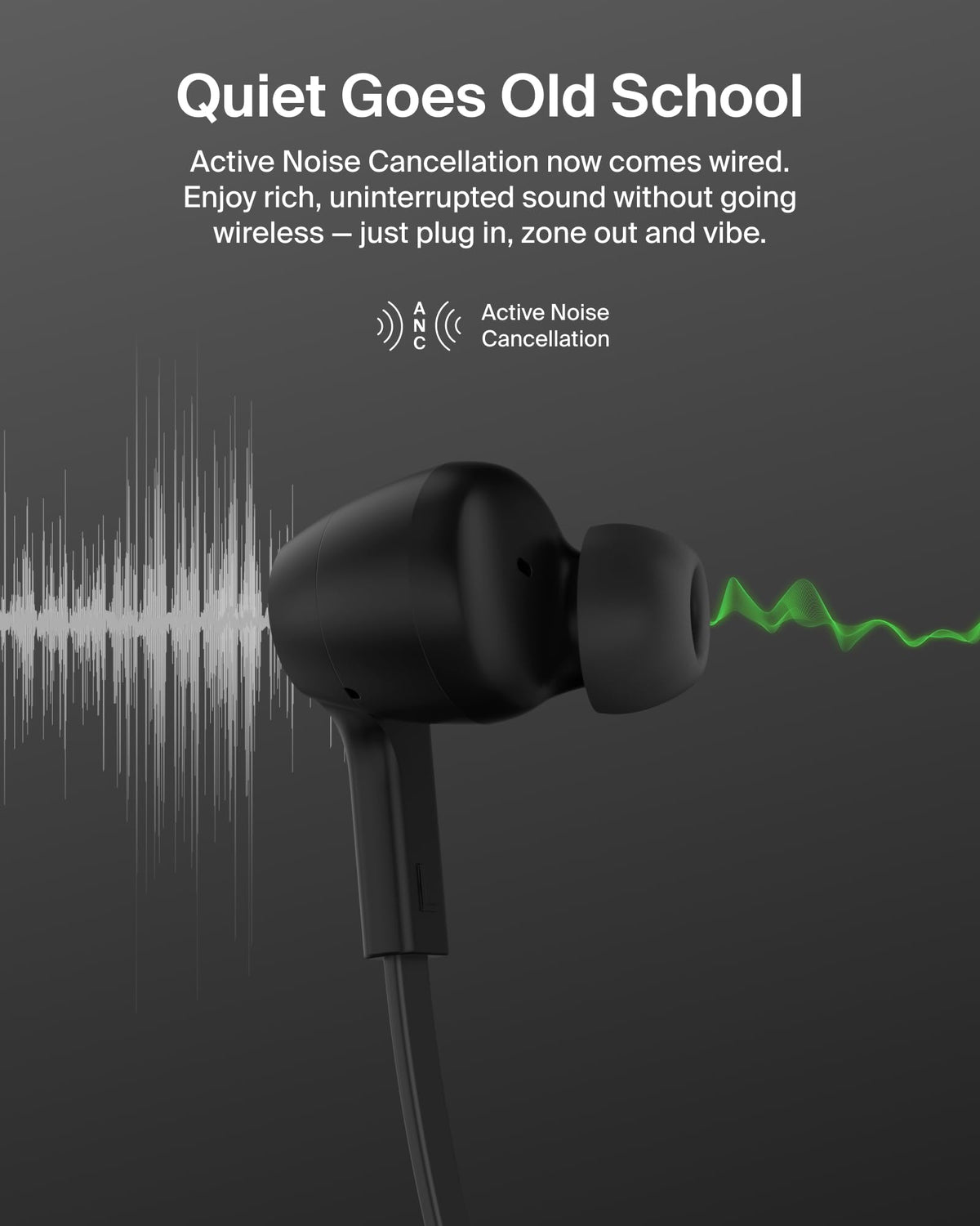 Belkin SoundForm ANC IPX5 water resistance badge for sweat and rain protection