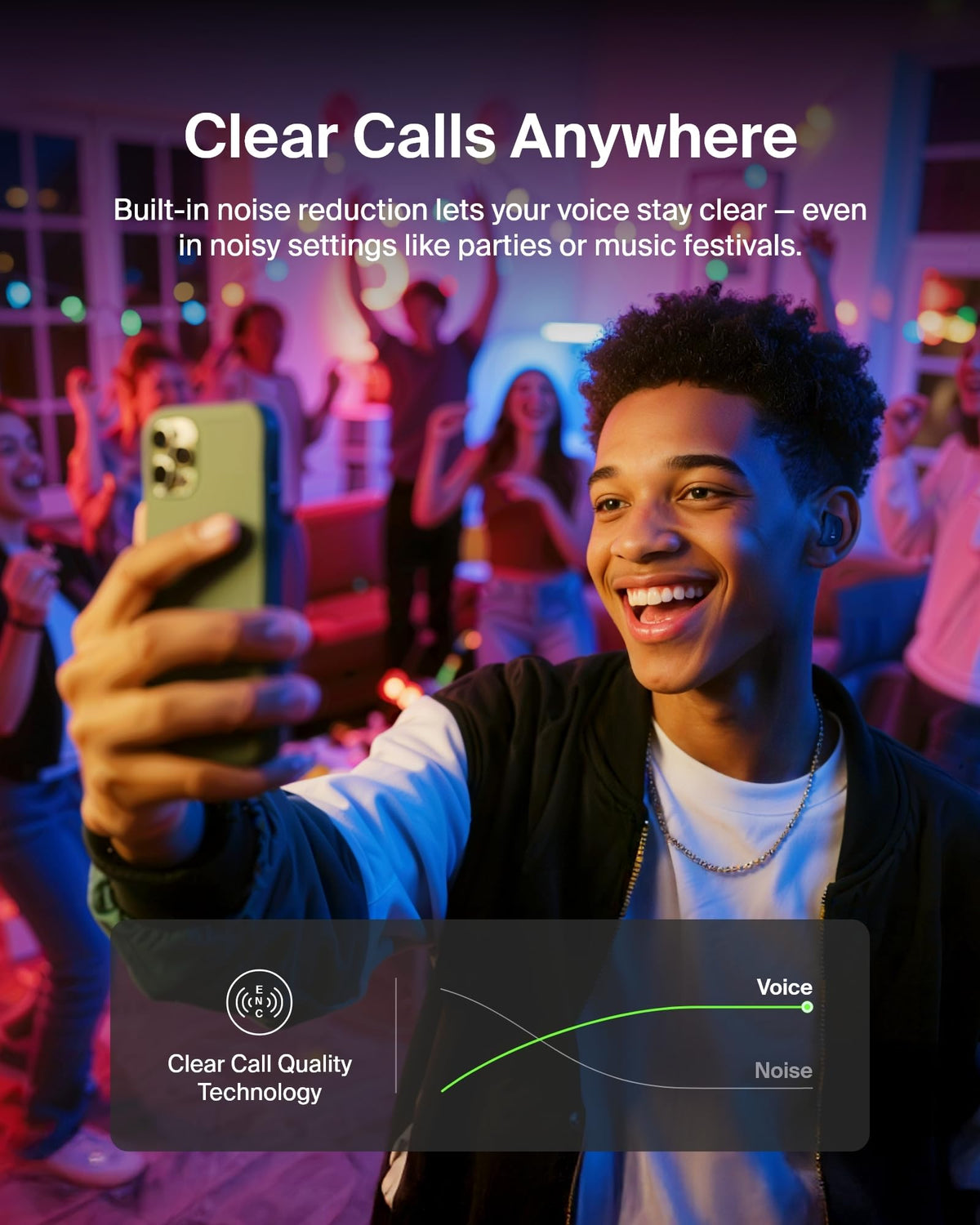 Belkin SoundForm Anywhere earbuds paired via Bluetooth 5.4 across devices