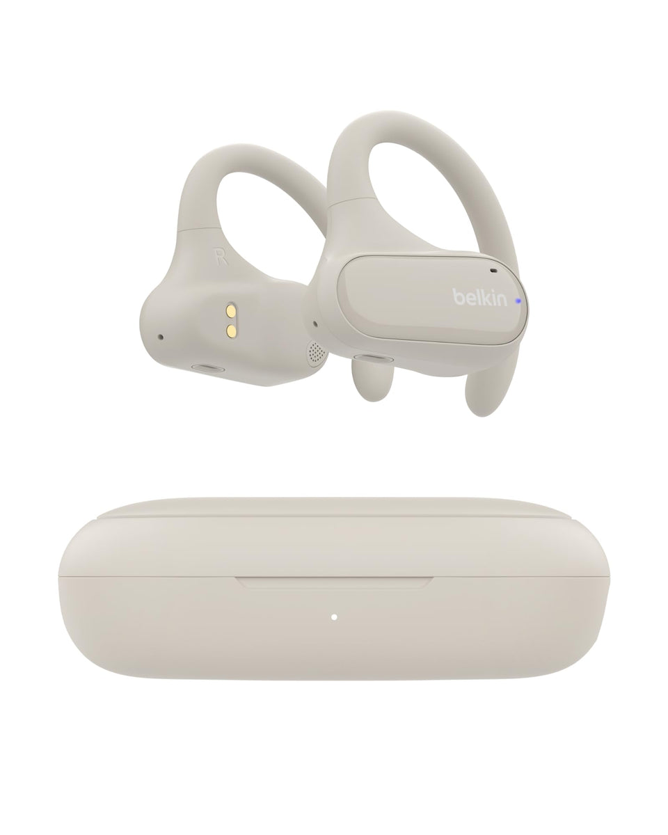 Belkin SoundForm ClearFit open-ear design for safe outdoor listening