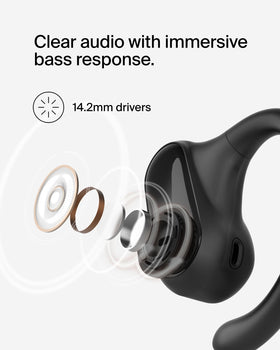 Belkin SoundForm ClearFit sustainable materials and plastic-free packaging.