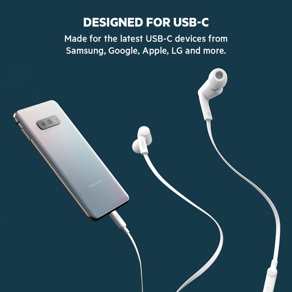 Belkin SoundForm cable-management keeps the cable tidy and reduces tangling.
