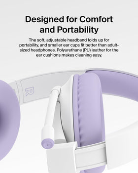 Belkin SoundForm Inspire 85dB safe volume supports gentle listening on busy days.