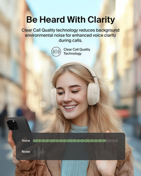 Belkin SoundForm Isolate ear cup texture detail showing durable materials