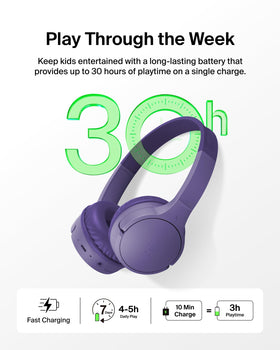 Belkin SoundForm Mini close-up of ear cushion showing soft padding benefit
