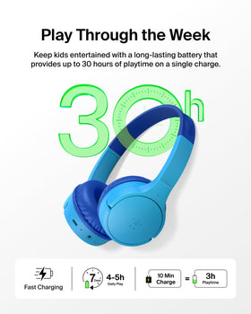 Belkin SoundForm Mini earcup cushion close-up for soft comfortable fit