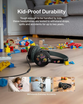 Belkin SoundForm Mini durability test showing spill and drop resilience.
