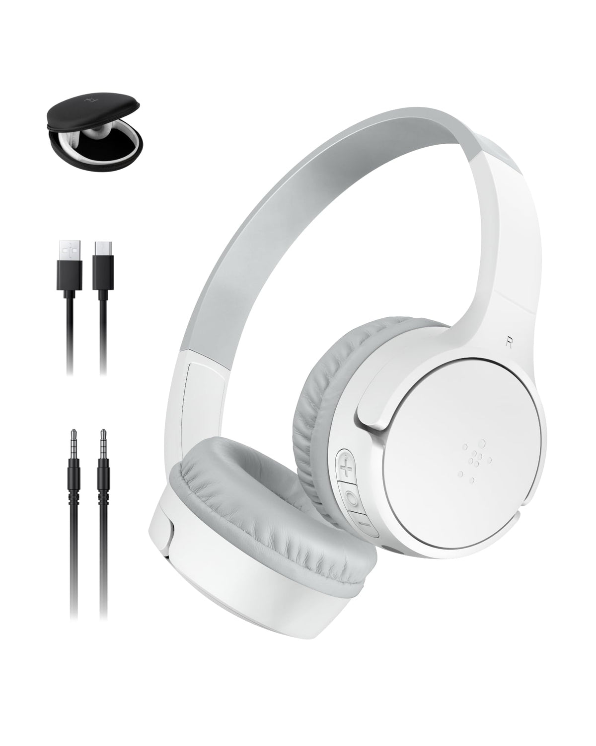 Belkin SoundForm Mini front view showing compact shape and kid-friendly design
