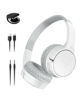 Belkin SoundForm Mini front view showing compact shape and kid-friendly design