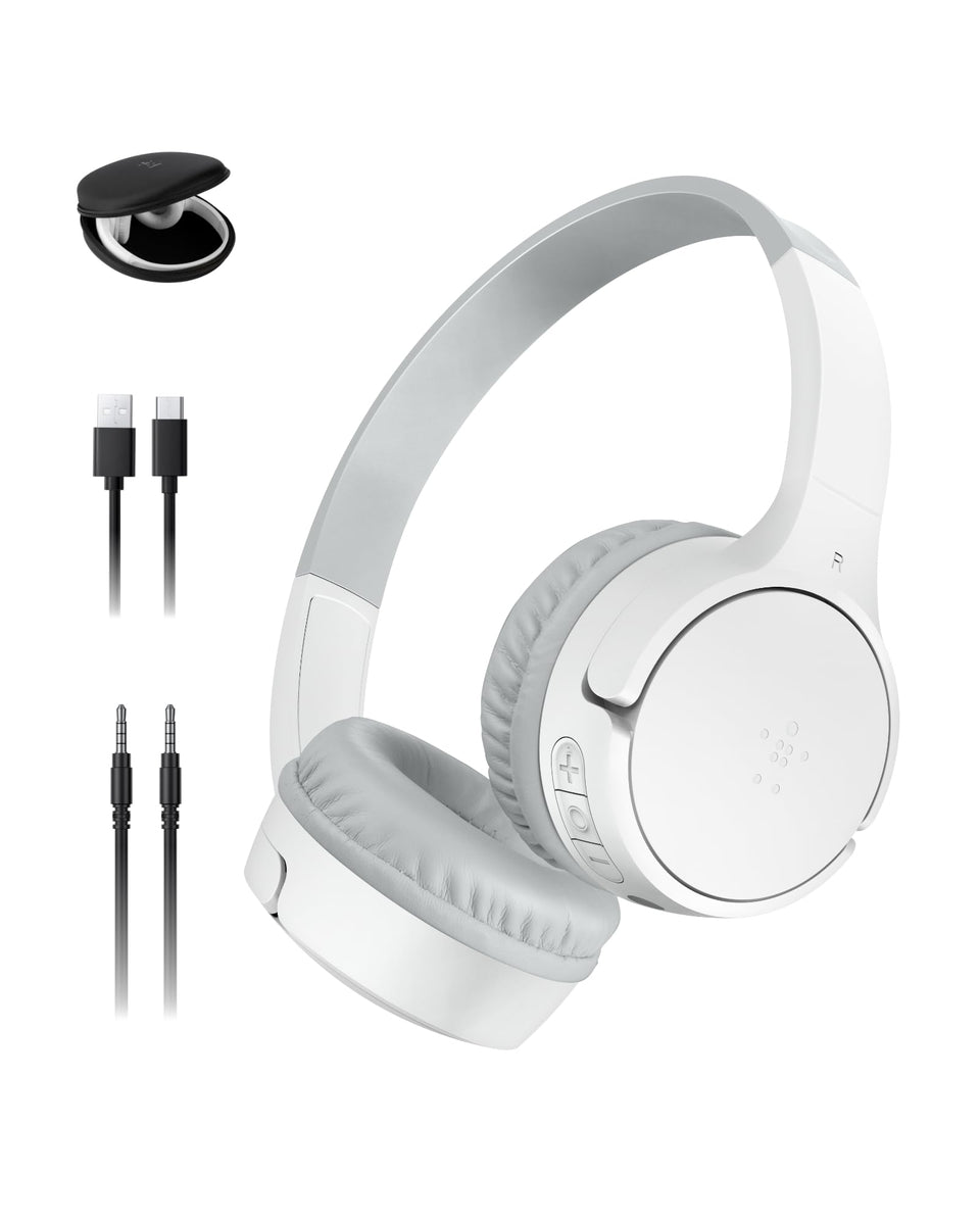 Belkin SoundForm Mini front view showing compact shape and kid-friendly design