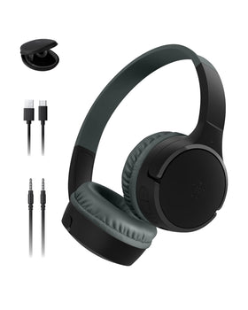 Belkin SoundForm Mini front view showing compact kid-sized design and portability
