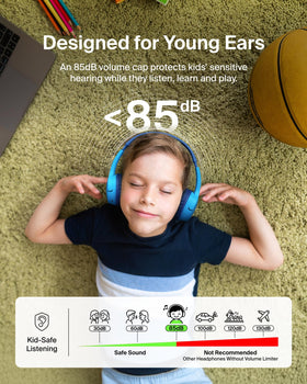 Belkin SoundForm Mini side profile highlighting cushioned headband for all-day comfort