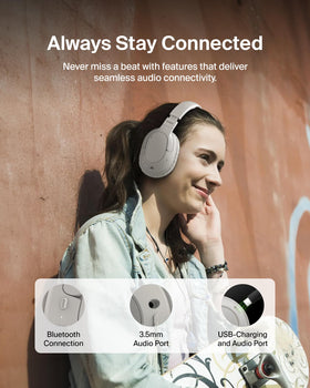 Belkin USB-C and 3.5mm cables included for versatile charging and wired audio