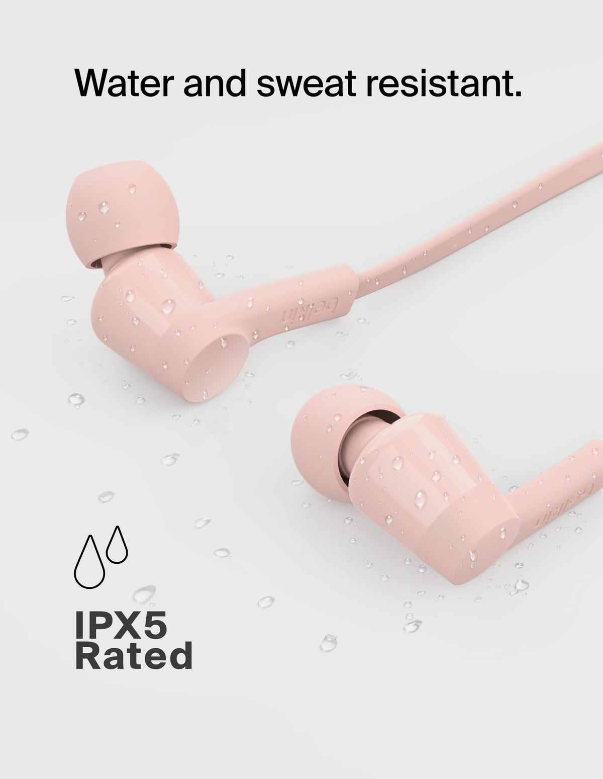 Five ear tip sizes (XXS–L) for secure, comfortable fit