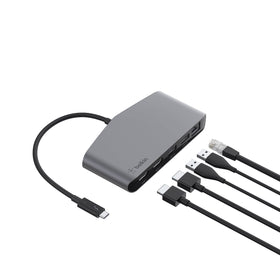 Belkin Thunderbolt 3 Dock Mini HD connected workspace with multiple ports for a tidy desk