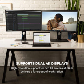 Belkin Dock Mini HD with tethered 6.8-inch cable to reduce clutter