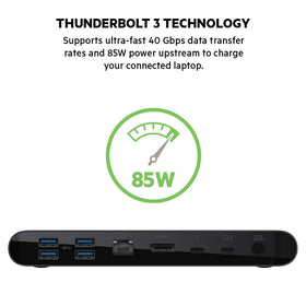 12-port hub keeps monitors, drives, and peripherals organized.