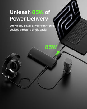 Belkin 85W PD power delivery keeps laptops charged