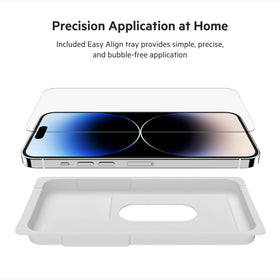 Belkin UltraGlass antimicrobial treatment helps maintain screen clarity over time.