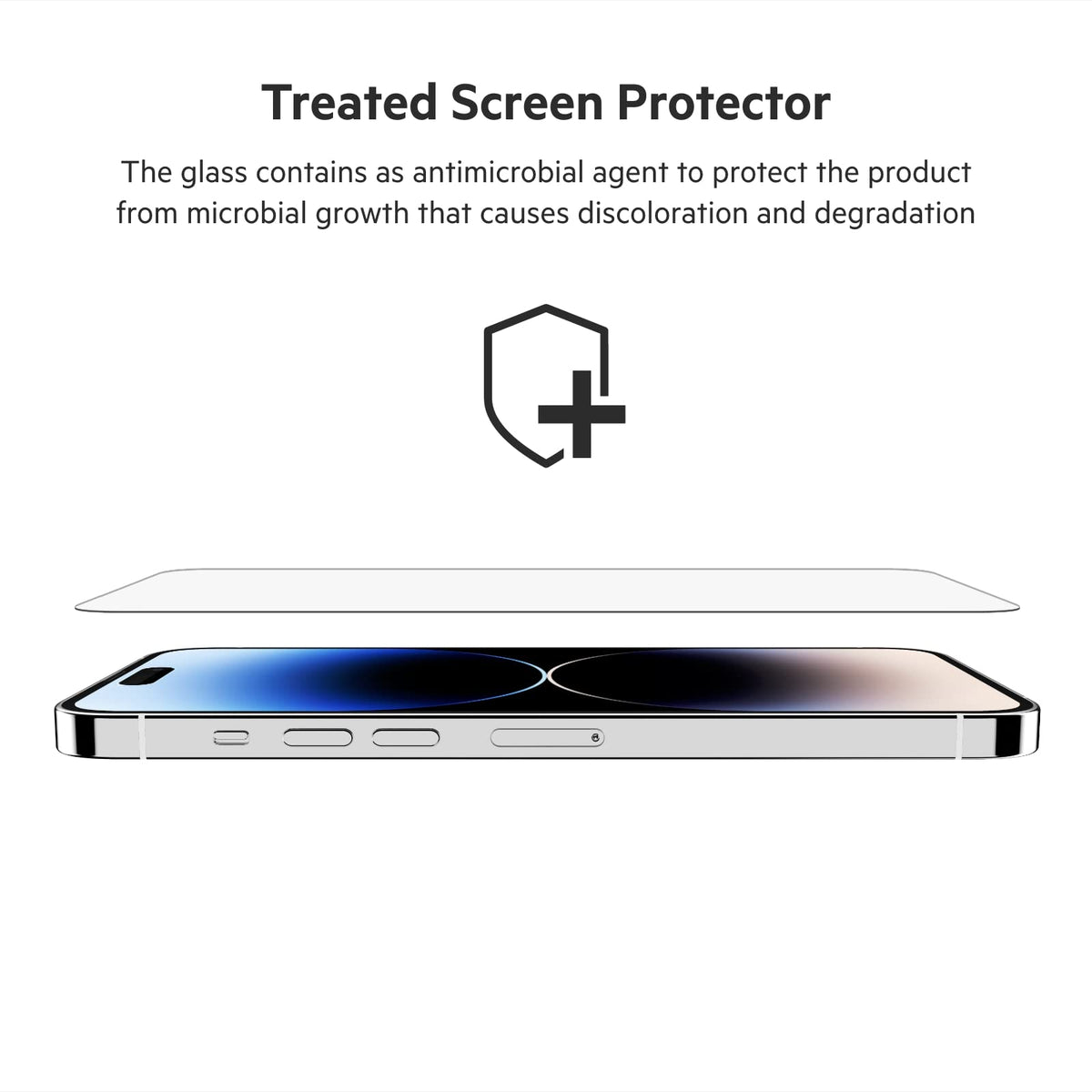 Belkin UltraGlass protects against everyday wear from keys and coins.