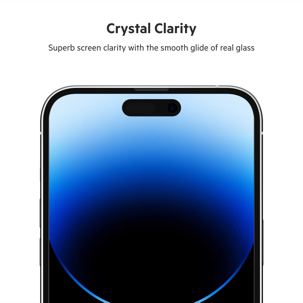 Belkin UltraGlass ultra-thin 0.29mm profile fits most cases without bulk.