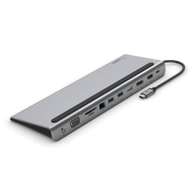 Belkin 11-in-1 USB-C hub with USB-C PD 100W for pass-through charging.