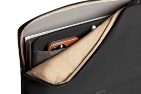 Bellroy Laptop Caddy compact dimensions fit laptops and notebooks with room for accessories.