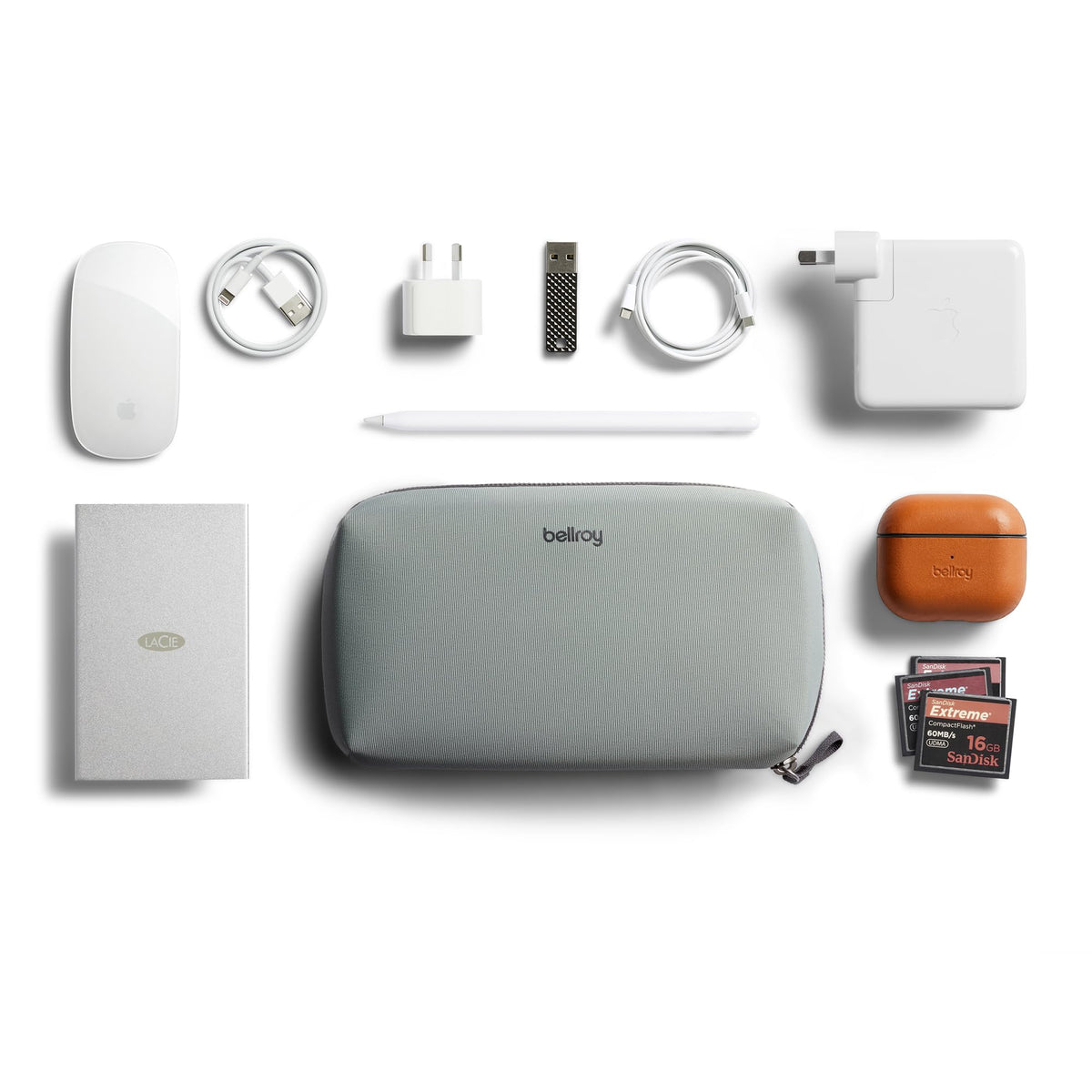 Bellroy Tech Kit compact size fits backpacks and carry-ons