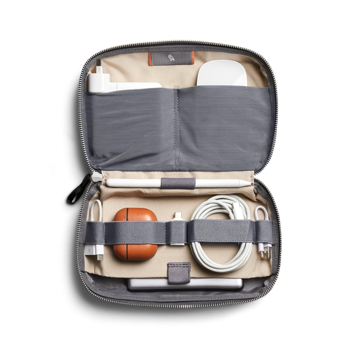 Bellroy Tech Kit power-bank pocket keeps portable charger secure during travel