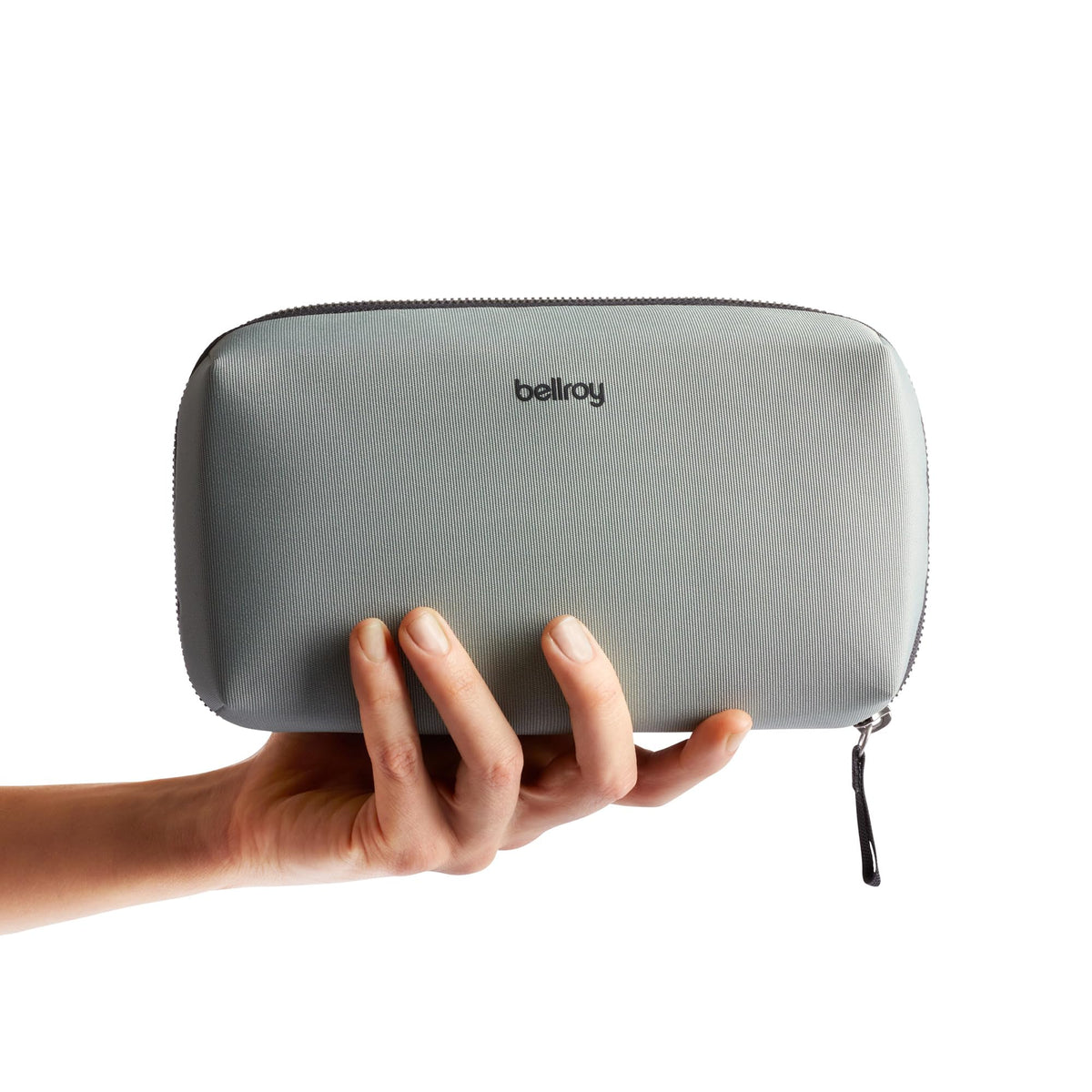 Bellroy Tech Kit water-resistant recycled fabric shields contents from splashes