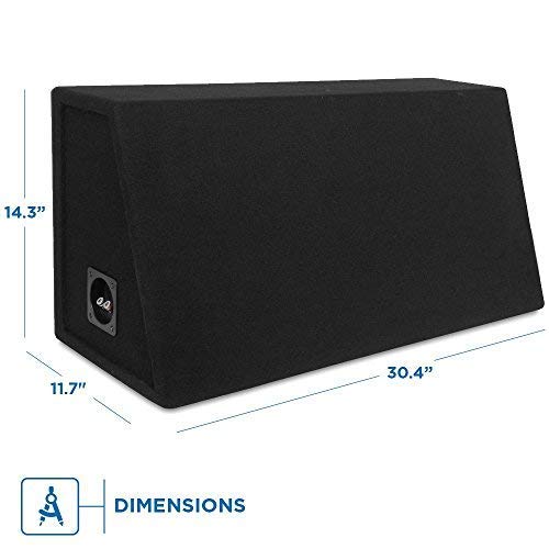 Belva BPKG210v2 ported enclosure designed for efficient bass output.