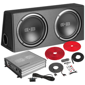 Belva BPKG210v2 dual 10-inch subwoofer front view with deep bass clarity.