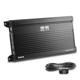 Belva BXD4K front panel with compact monoblock design for clean bass output