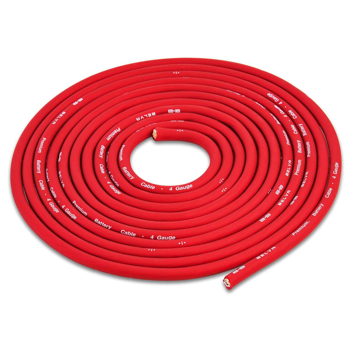 BELVA red jacket insulation enhances durability and visibility during routing.