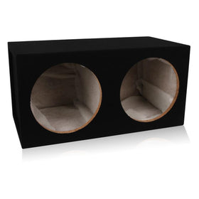 BELVA MDFD12 dual 12-inch box front view enhances bass presence in your vehicle.