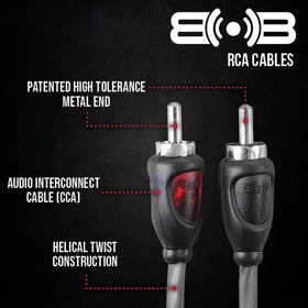 BELVA premium power and ground wires reduce resistance for steady voltage.