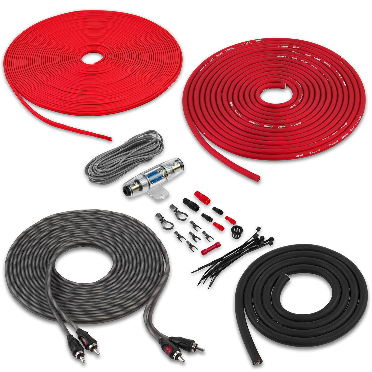 Belva True 8G wiring kit main image for easy amp install