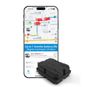 Benbengo magnetic GPS tracker mounted on a metal surface for discreet vehicle monitoring.