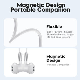BENEWY USB-C earphones with a durable TPE cable for long-lasting daily use
