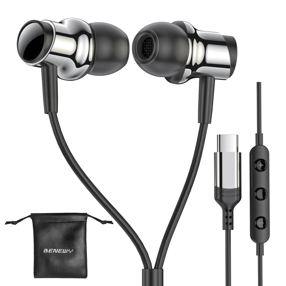 BENEWY USB‑C headphones compact design for daily wear and comfort