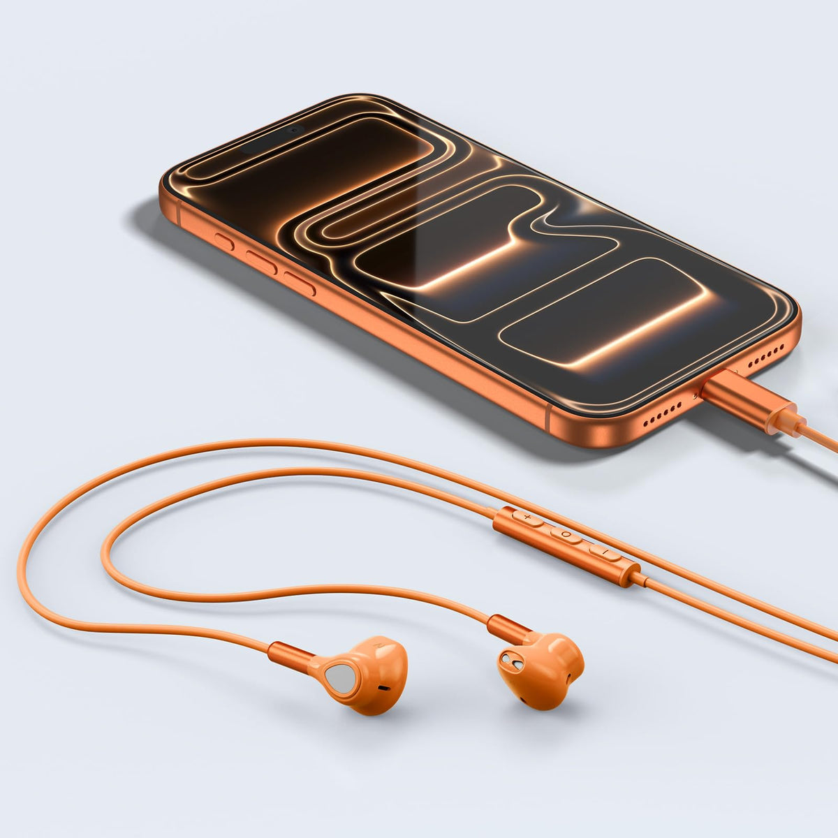 BENEWY USB-C headphones compact and portable for travel.