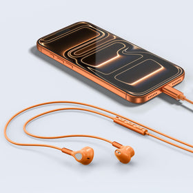 BENEWY USB-C headphones compact and portable for travel.